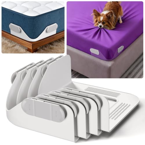 Bed Sheet Holders for Corners:Non-Stretch Fitted S...