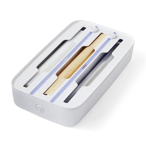 YouCopia StoraRoll Food Wrap Dispenser 3-in-1, Aluminum Foil Wrap Organizer