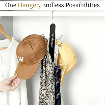 Purse Hanger, 2 Pack Purse Organizer for Closet with 16 Hooks for Heavy Bags, Sturdy Bag Storage, Rotatable Handbag Holder, Purse Rack Space Saving Backpack Hanging Closet Organizer Hangers, Black