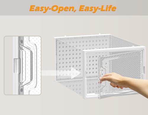 HOMIDEC Clear Shoe Storage Boxes, Stackable Shoe Organizer for Closet | 12 Pack, for Size 10, Plastic, Waterproof and Dustproof, Shoe Rack for Closet, Entryways, Under-bed Storage