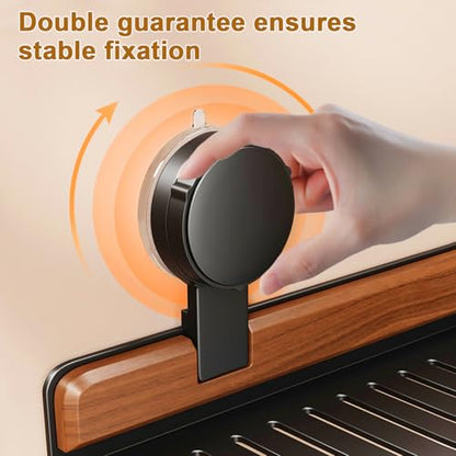 Bathroom Sink Shelf Over Faucet, No Drill 20 Inch Shower Caddy | Adhesive Wall Shelf for Bathroom Storage Organizer, Holds 5lb on Tile/Glass/Mirror (50CM)