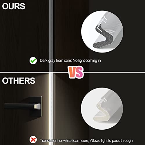 40 ft Kerf Weather Stripping Door Seal for Exterior Doors, White | Press-in kerf seal for grooved door frames is not self-adhesive, replaces worn seals, and helps reduce drafts and energy loss
