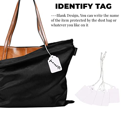 20 Pack Dust Bags for Purses and Handbags, Silk Dust Cover Storage Bags, Travel Storage Pouch Handbags for Purse Shoes Boots