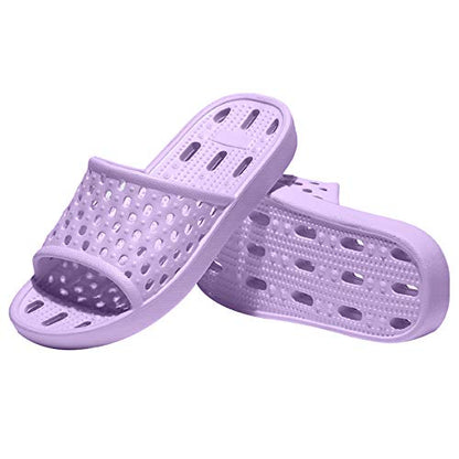 Shower Shoes Women Quick Drying Non Slip College Dorm House Shower Sandals with Holes