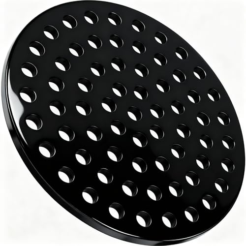 6.5 Inch Cast Iron Drain Cover, Basement Floor Drain Cover, 1 Pack | commercial floor drain cover; cast iron floor drain strainer; garage drain cover; floor drain flood guard