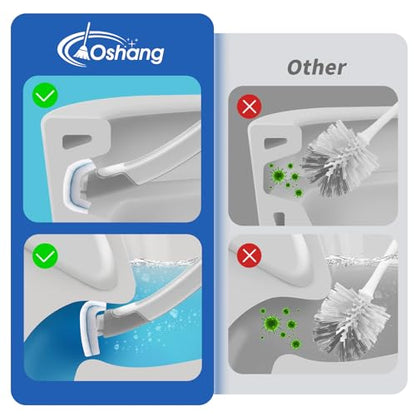 28 Count Toilet Brush Refills, Toilet Refill Pads, Disposable Toilet Brush Heads for Bathroom Cleaning