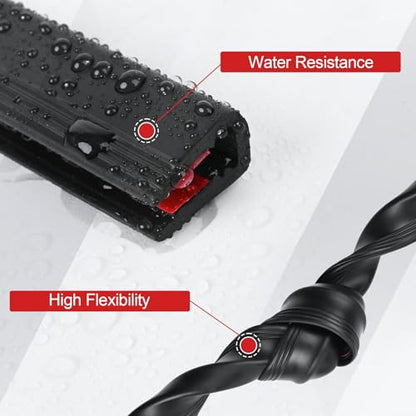 ToLanbbt Rubber Edge Trim U Channel - 1/4" Self Adhesive Sheet Metal Edge Guard Protector, EPDM Seal Strip for Car Doors, Steel Plates, Glass, Hatches, Table Corners, Fit 1/4"(6.4mm), 20Ft, Black