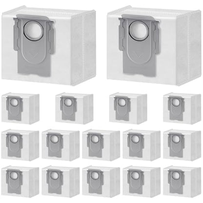 16 Packs Q10 Q7 Q5 Bag Replacement for Roborock Q10 S5+, Q7 M5+, Q5 Max+ | 3.6L Vaccum Bag for Q10 X5+, Q5+, Q5 Pro+, Q8 Max+, Q7+, Q7 Max+, S8+, S8 Pro Ultra, S7 Pro Ultra, S7 MaxV Ultra