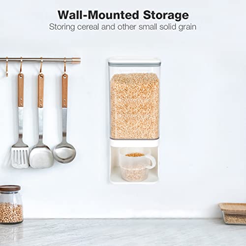 Laundry Detergent Dispenser, Wall Mounted Laundry Beads Dispenser for Scent Booster Beads, Stain Remover Powder, Bath Salts, Rice, Beans Grain and Dry Food, Laundry Scent Booster Container