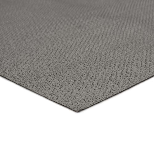 Mohawk Home Low Profile Waterproof Rug Pad Utility Solid Gray 9' X 12' Pet and Kid Proof Rug Pad Perfect for Kitchen, Living Room, Kids Room, Dining Room