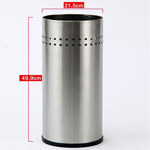 Umbrella Storage Bucket Indoor Umbrella Stand Organizer Stainless Steel Small Holder with Draining for Entryway Home Office Lobby