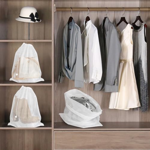Dust Bags for Handbags, 30 Pcs, 19.68x23.62 Inches | Non-Woven, Reusable Protector Covers, Fits Backpacks, Boots, Closet Organizer for Travel & Home