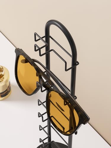 5 Tier Sunglass Organizer Holder,Sunglasses Tabletop Display Stand For Nightstand