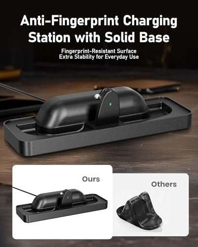 Charging Station Accessories for Ray-Ban Meta & Oakley Meta Smart Glasses | Fast Charger Dock, LED Indicator | Fits Gen 1&2 Wayfarer, Headliner, Skyler | Gen 2 Blayzer/Scriber Optics | HSTN Accessories
