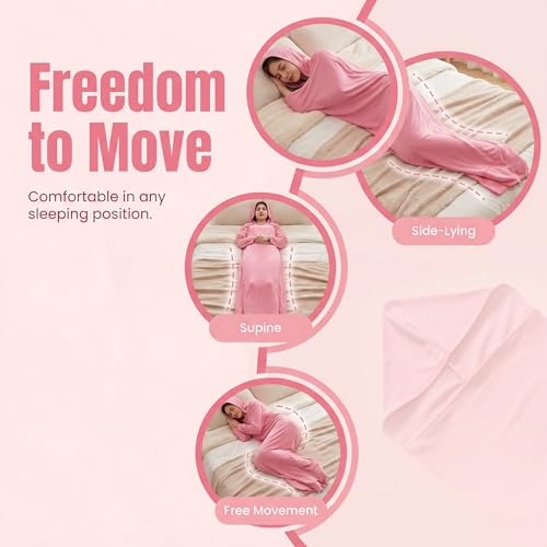 TailWaggers 2026 New Wearable Sleep Pod Hug Blanket, A Deeper Sleep Set, Portable Travel Nap Kit for Camping, Travel& Daily