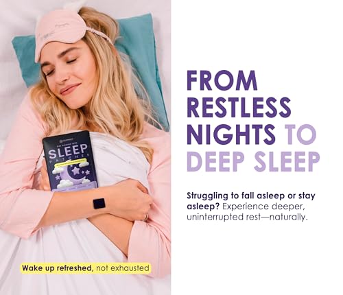 Life Management Sleep Patches for Adults, Overnight Topical Patches with Melatonin, Magnesium, Valerian Root & Hops, Bedtime Routine Stickers, 30 Count