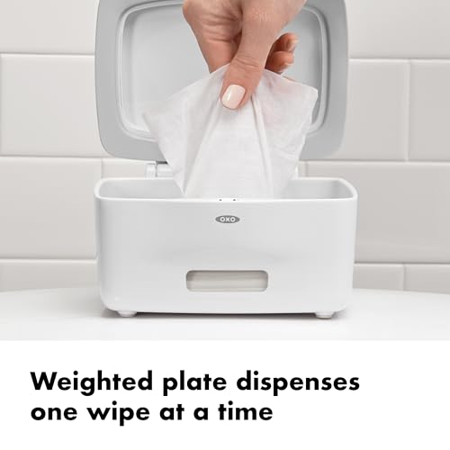 OXO Good Grips PerfectPull Wipes Dispenser 6" L x 4.5" W x 3.2" H