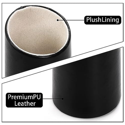 ZOOFOX 4 Pack Eyeglass Holder Stand, PU Leather Stand Case for Eyewear, Reading Glasses, Desk, Nightstand
