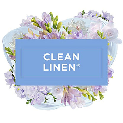 Glade PlugIns Plus Refills Air Freshener Starter Kit, Clean Linen, Scented and Essential Oils for Home and Bathroom, 0.67 Fl Oz, 1 Warmer + 3 Refills