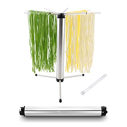 Collapsible Pasta Drying Rack, Foldable for Easy S... (Stainless Steel)