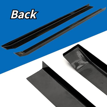 RV Slide Out Ski Set, RV Floor Saver Corner Edge Protector Tracks Prevent Sticking/Catching (Do Not Include Butyl)