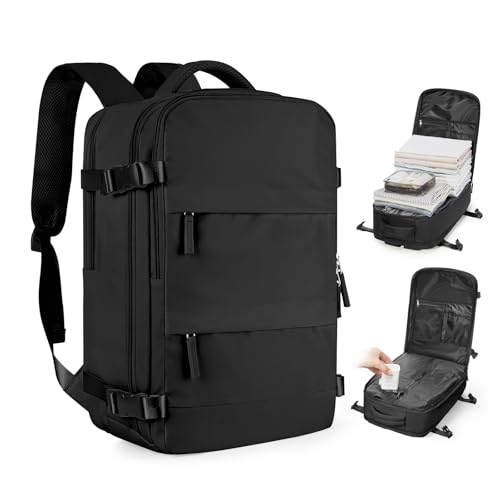 Vacuum Backpack Travel with Pump Vacpack Travel Ba... (A3-black | Polyester)