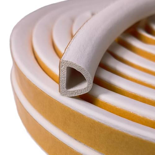 Weather Stripping Seal Strip for Doors Windows 18... (White)