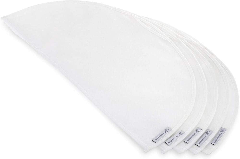 HANGERWORLD Breathable Shoulder Covers Clothes Dust Protectors for Closet Storage (10 Pack, White)