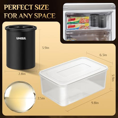 Clear Ice Ball Maker, 2.5" Stainless Large Round Ice Mold, Whiskey Ice Cube | 2 Clear Ice Cube Makers with Ice Box & Tong, Large Ice Cube Mold for Whiskey, Ice Ball Mold, Easy Release, Gifts for Men