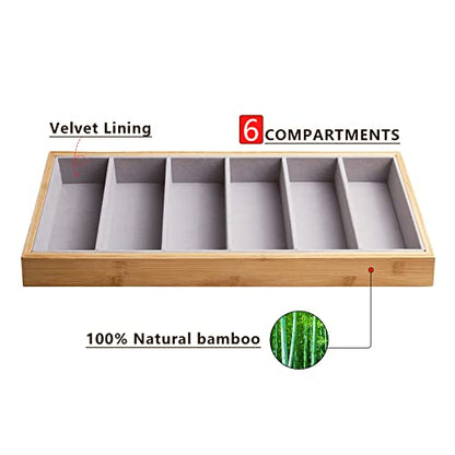 Natural bamboo Glasses Eyeglass Eyewear Sun glasses Sunglasses Box Storage Case Tray Display Showcase Organizer Box