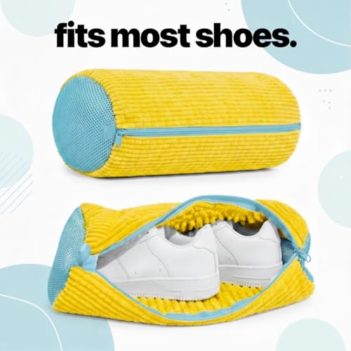 2026 New Shoe Washing Machine Bag - 2PC Kalitease Reusable Sneaker Cleaning Shoe Laundry Bag for Washer and Dryer with Self-Locking Zipper