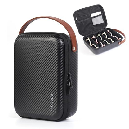 Travel Sunglasses Organizer Case, Hard Shell Sunglasses Travel Case | Glasses Case Multiple Pairs w/Adjustable Slots, Sunglass Storage Organizer for Women Men/Camping/Road Trip/Beach etc.
