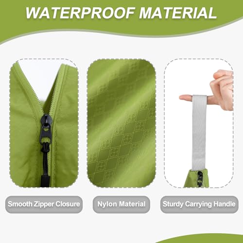 WiseBoy Travel Laundry Bag Dirty Clothes Organizer, Extra Large Laundry Bag | Oversized Laundry Bag, Zippered Nylon Wet Dry Storage Bag for College Dorm, Camping, Caravan, Foldable, Washable, 120L
