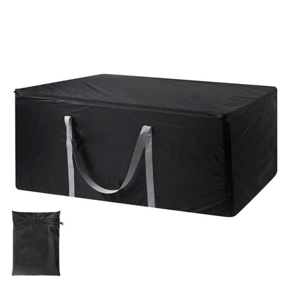Uranshin Outdoor Patio Cushion Storage Bag with Zippers & Handles | Extra Large 177 Gallon Heavy Duty Large Storage Bags for Cushions, Pillows, Blankets Storage