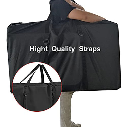Uranshin Large Outside Chair Storage Bag, 600D Chair Carry Bag | Zero Gravity Chair Cover, Heavy Duty Folding Lounge Chair Carrying Case, Moving Bags with Zippers, 43" L x 11" W x 29" H