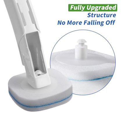 28 Count Toilet Brush Refills, Toilet Refill Pads, Disposable Toilet Brush Heads for Bathroom Cleaning