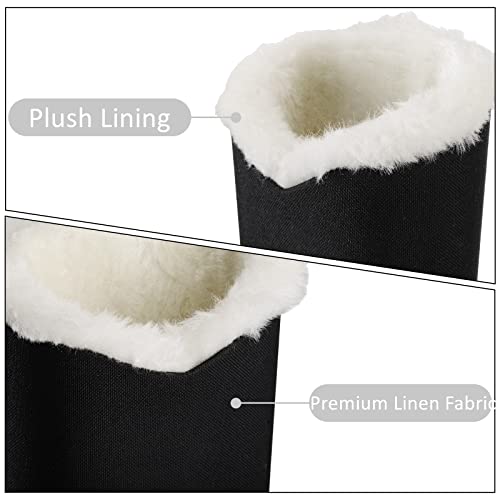 ZOOFOX 3 Pack Plush Lined Eyeglass Holder, Fabric Glasses Stand for Desks, Nightstands