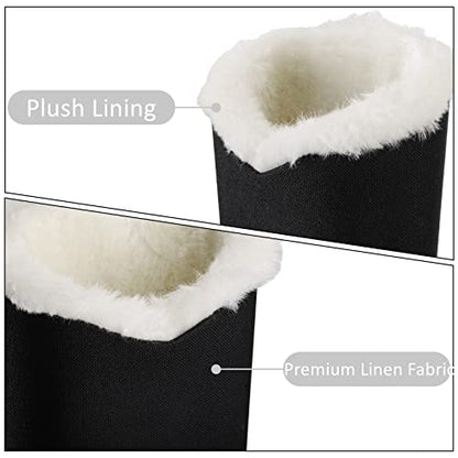 ZOOFOX 3 Pack Plush Lined Eyeglass Holder, Fabric Glasses Stand for Desks, Nightstands