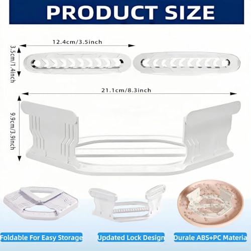 4Pcs Bed Sheet Straps – No-Slip Adjustable Clips for Mattress, Keeps Sheets Tight (White)