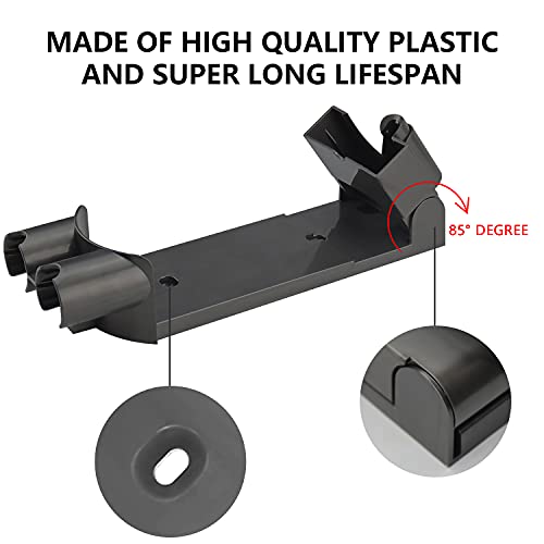 Docking Station Accessory Wall Mount for Dyson V7 V8 Cordless | Sturdy wall mount holds vac & tools, includes screws & anchors for quick install, replaces #967741-01，by Improvedhand