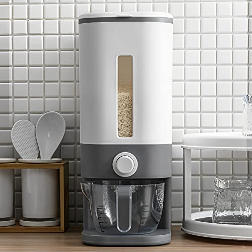 Sooyee 22 Lbs Rice Dispenser with Measuring Cup