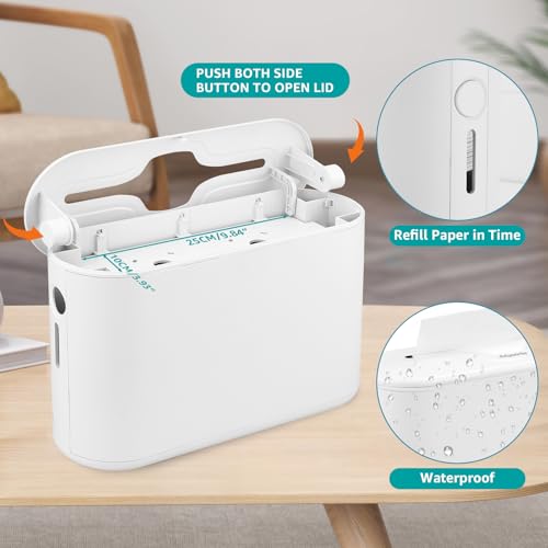 Multifold Paper Towel Dispenser Countertop, White | Commercial Hand Towel and Napkin Holder, Non-Slip ABS Base, Fits Trifold, C-Fold and Z-Fold Towels