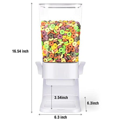 Cereal Dispenser Countertop 2 Pack 5.5 Qt Large Cereal Storage Container
