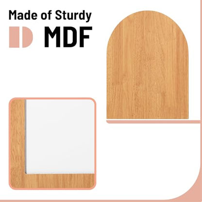 Mr. Pen- Dry Erase Board, 16" x 12", Wooden Frame, Boho Design