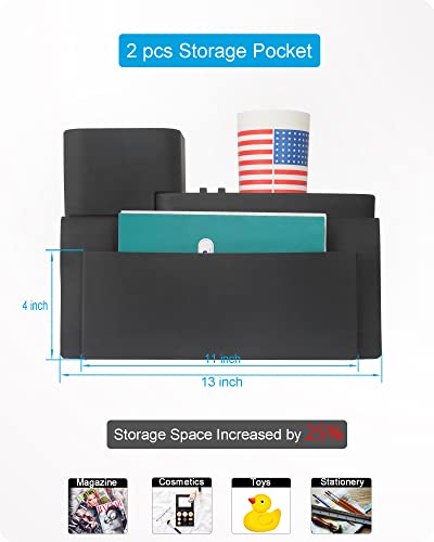 Silicone Couch Cup Holder, VIENFUT Anti-Spill Anti-Slip Sofa Armrest Tray BPA-Free, Dirt-Resistant Silicone Couch Arm Tray for Remote, Snacks, Cellphone and iPad, Gift for Family, Friend (Black)