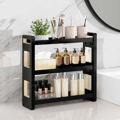 Bathroom Counter Organizer, Bathroom Sink Organizer, Vanity Shelf | Bathroom Organizers and Storage, Bathroom Countertop Organizer, Counter Shelf, Cologne Stand, Perfume Stand, Bathroom Decor