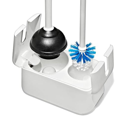 OXO Good Grips Toilet Brush & Plunger Set - White
