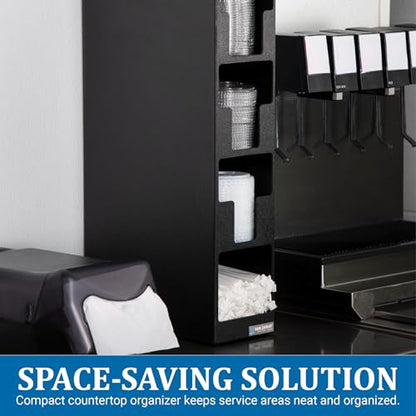 Lid and Straw Organizer, Counter Top Storage for L... (Straw | Polystyrene)