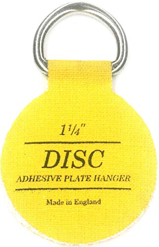 Flatirons Disc Adhesive Plate Hanger Set (6-1.25 Inch Hangers)