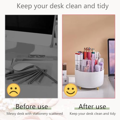 Office Supplies, White Desk Accessories,Desk Organizer,Phone Stand,Scissors,Stapler,Tape Dispenser,Binder clips,Staples,staple remover,Sticky Notes,Index Tabs,Clear Tape,Mini Box Cutter,Cool Pen.16pcs